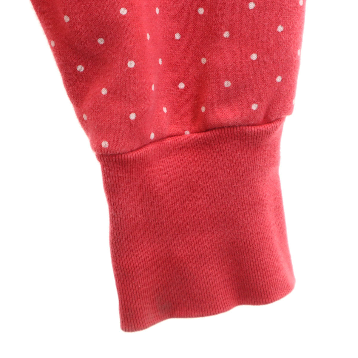 GOODENOUGH グッドイナフ 2001年 ドット柄 長袖 パーカー L レッド レディース