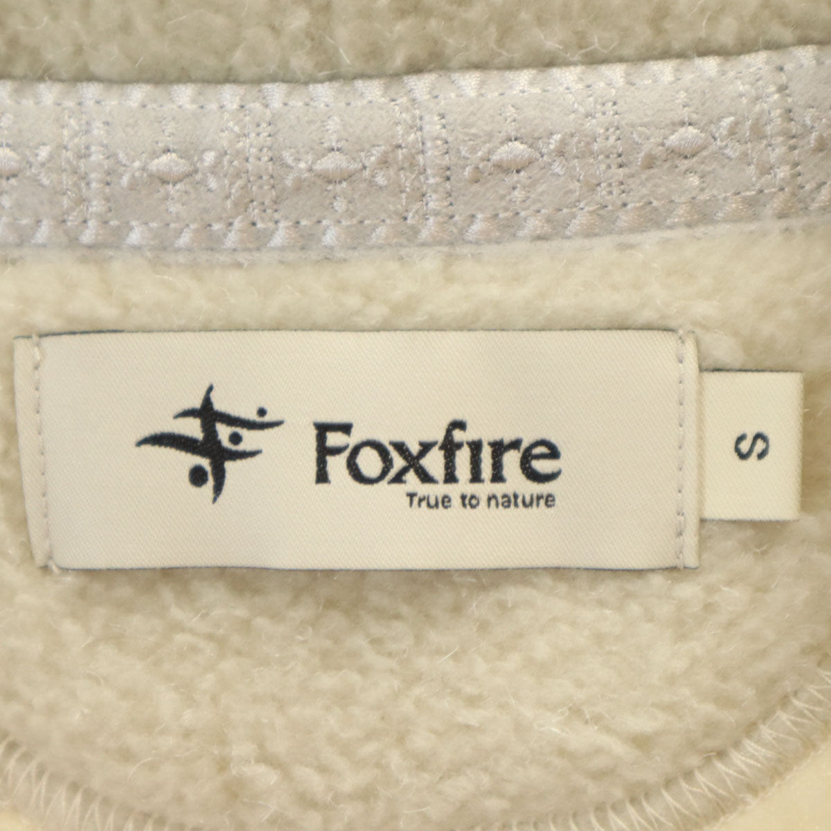 Foxfire フォックスファイヤー フリースジャケット S グレージュ レディース