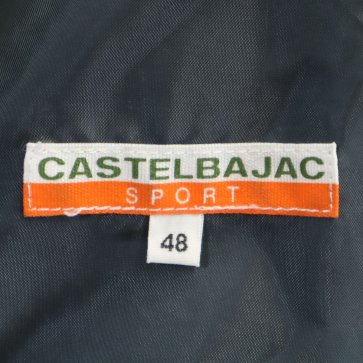 Castelbajac sport カステルバジャックスポーツ ダウンジャケット 48 ネイビー メンズ