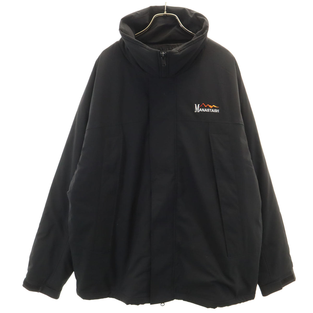 美品 MANASTASH マナスタッシュ 中綿ジャケット L ブラック メンズ