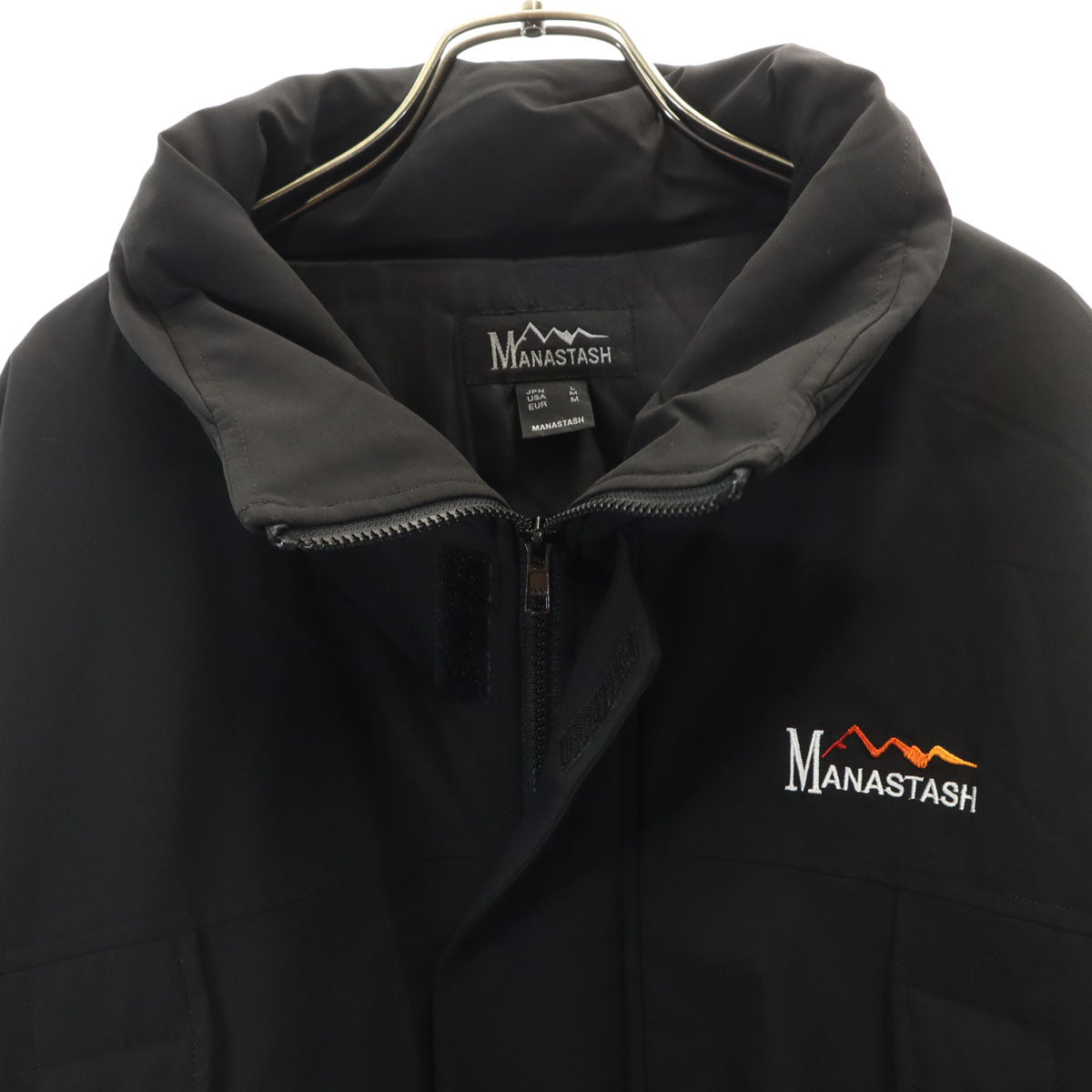 美品 MANASTASH マナスタッシュ 中綿ジャケット L ブラック メンズ