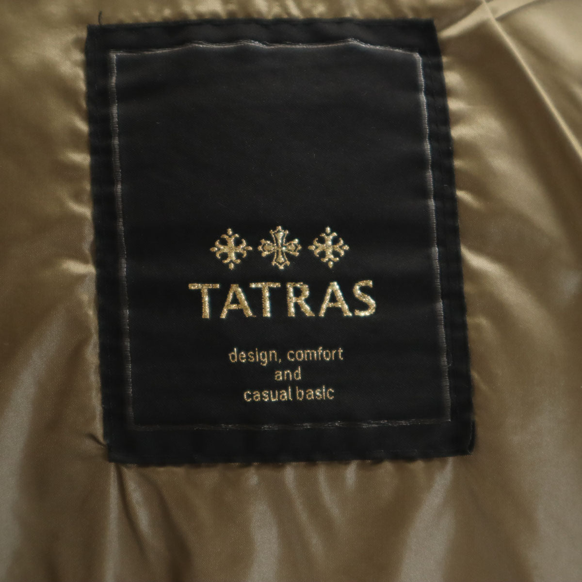 TATRAS タトラス ポーランド製 ダウンジャケット 2 オリーブベージュ系 メンズ