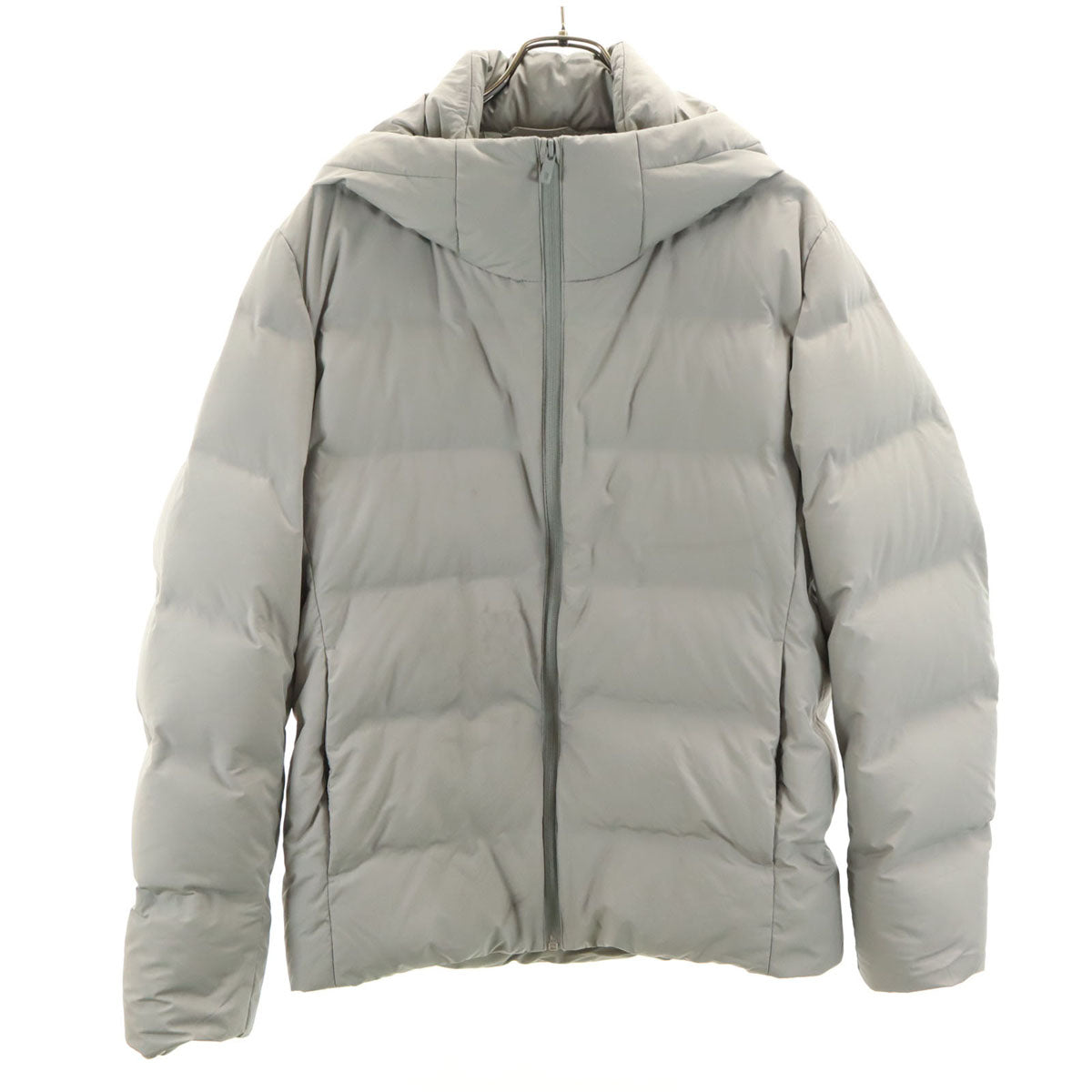 UNIQLO ユニクロ シームレス ダウンパーカー L グレー メンズ