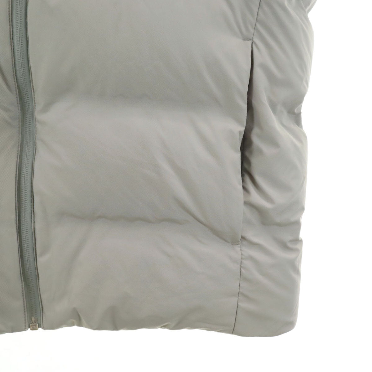 UNIQLO ユニクロ シームレス ダウンパーカー L グレー メンズ