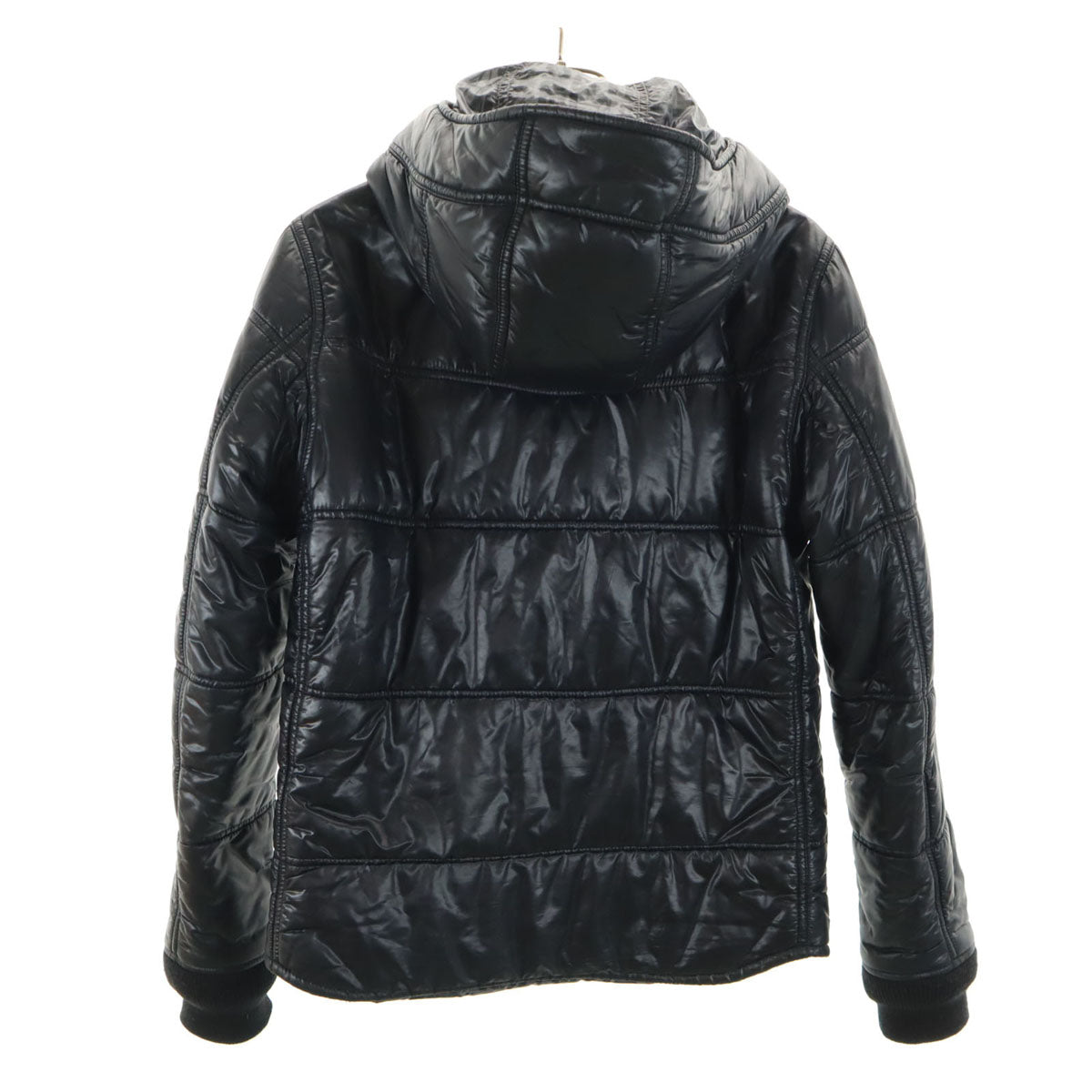 HYSTERIC GLAMOUR ヒステリックグラマー ナイロンタフタ 中綿ジャケット S チャコール メンズ