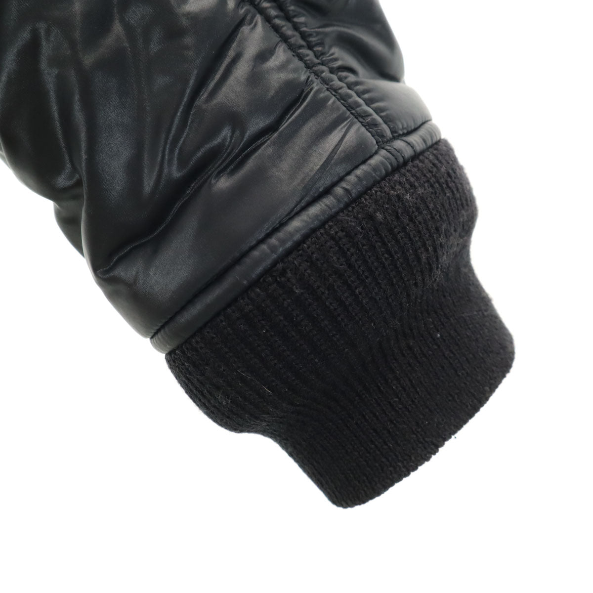 HYSTERIC GLAMOUR ヒステリックグラマー ナイロンタフタ 中綿ジャケット S チャコール メンズ