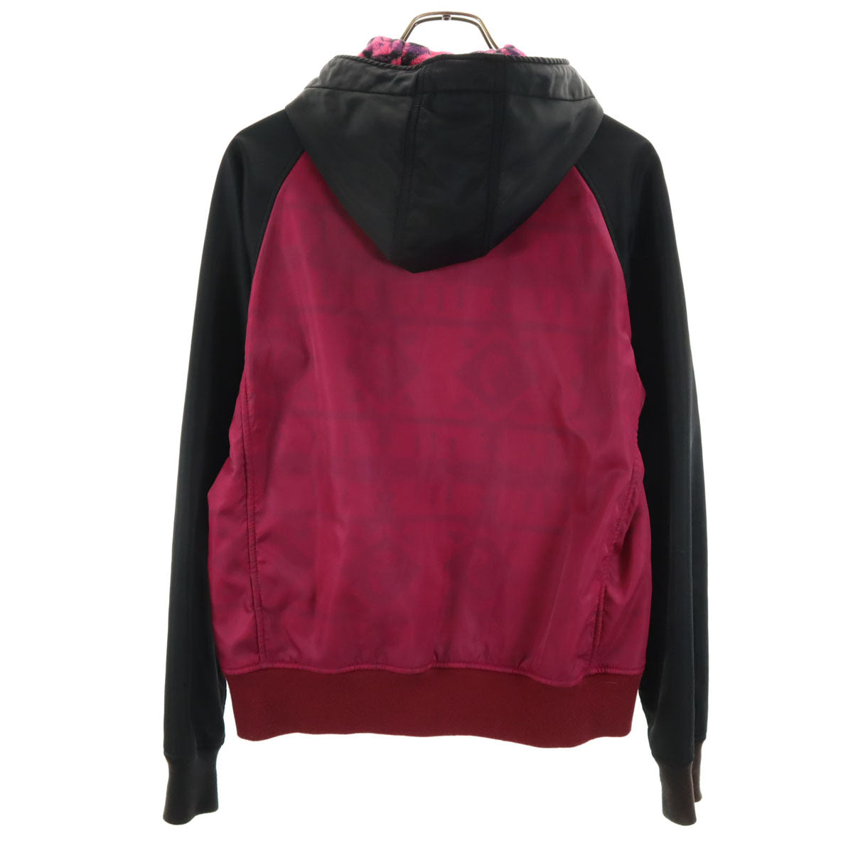 HYSTERIC GLAMOUR ヒステリックグラマー ナイロンジャケット M マゼンタ 裏フリース メンズ