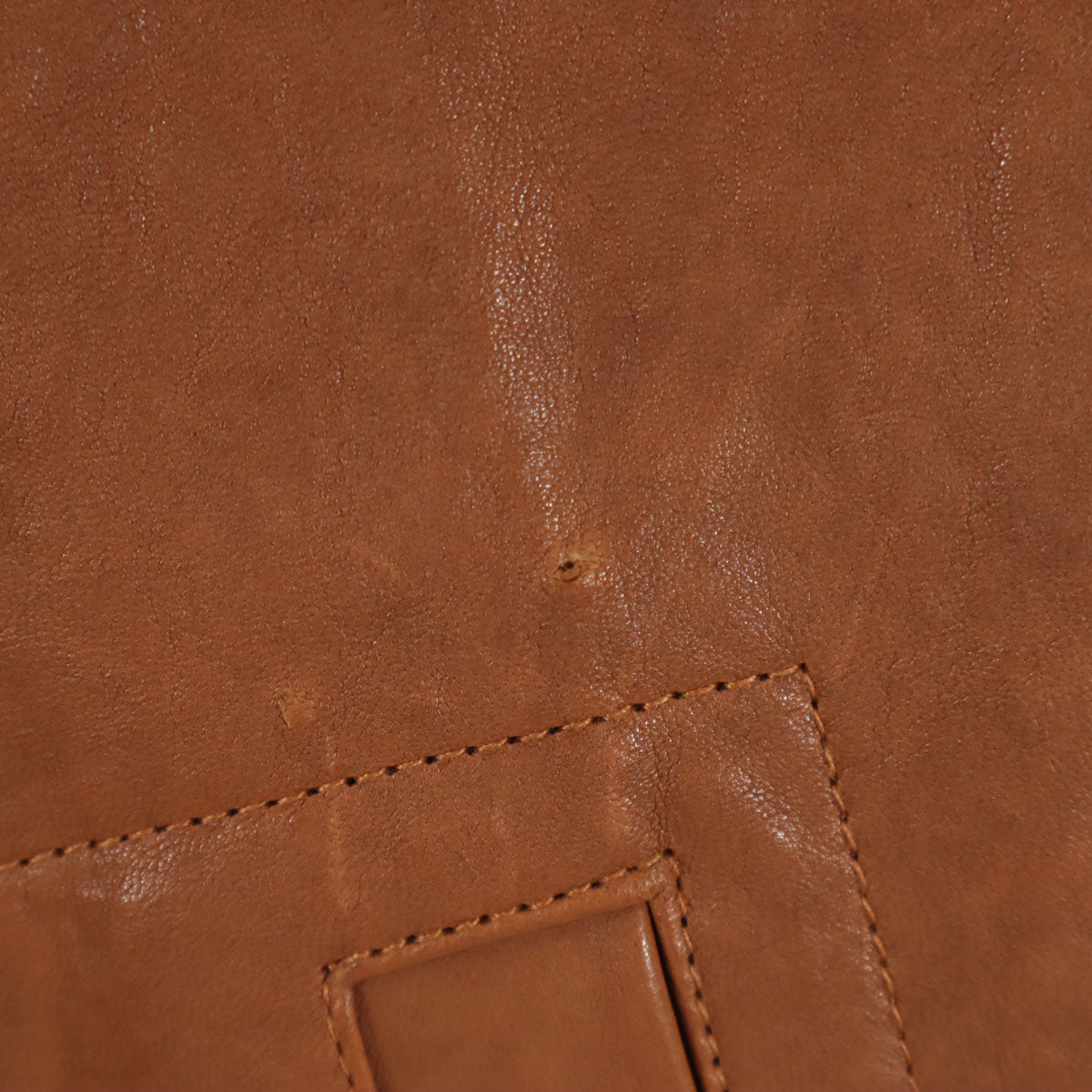 BURBERRY BLACK LABEL バーバリーブラックレーベル 羊革レザー シャツジャケット LL ブラウン 三陽商会 メンズ