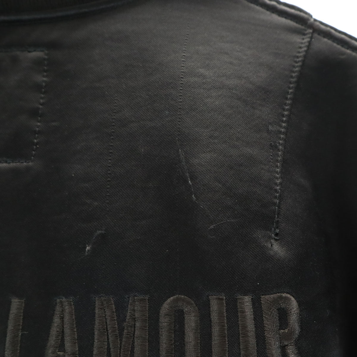 HYSTERIC GLAMOUR ヒステリックグラマー 日本製 フライトジャケット S ブラック メンズ