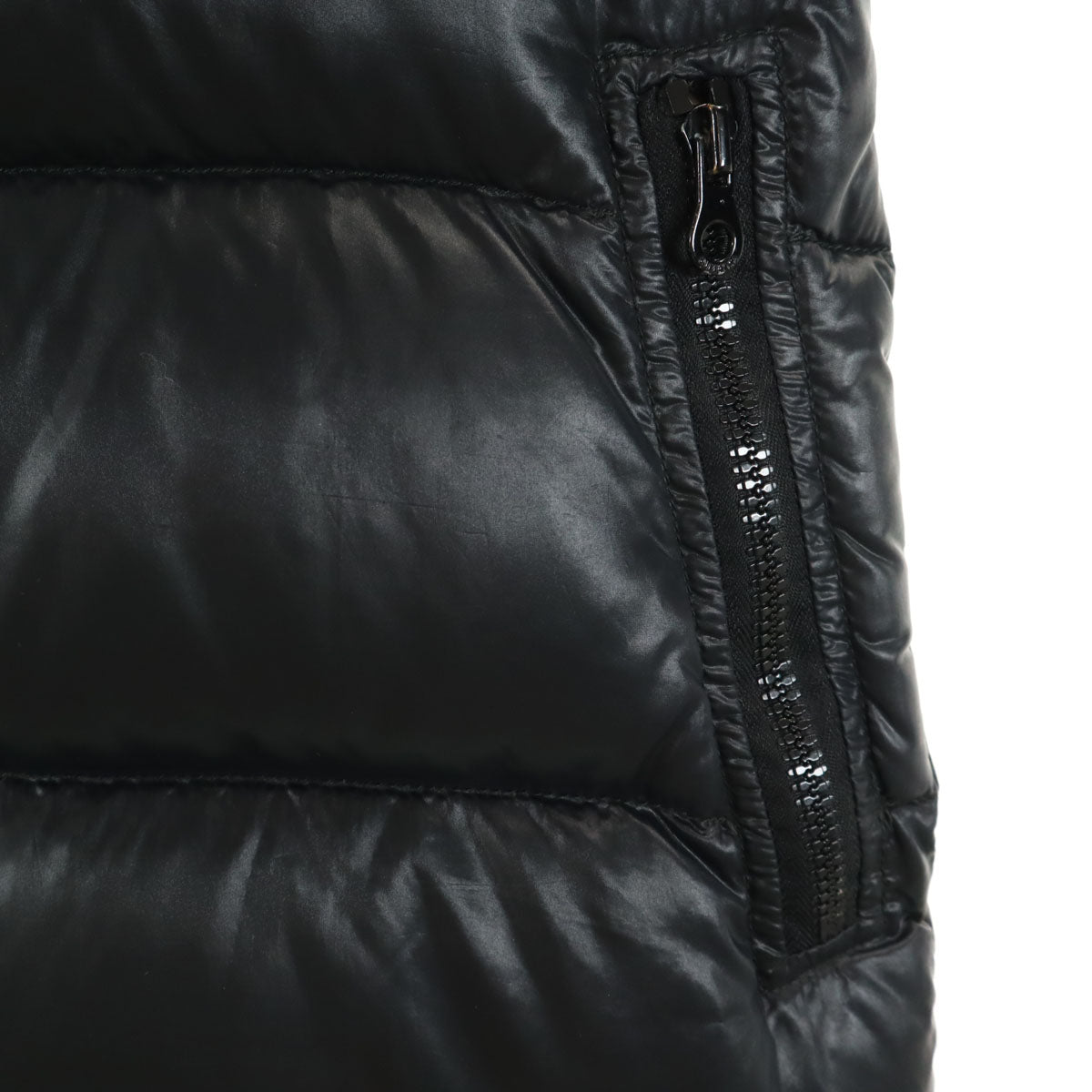 DUVETICA デュベティカ kappa ダウンコート 38 チャコールブラック ラクーンファー付き レディース