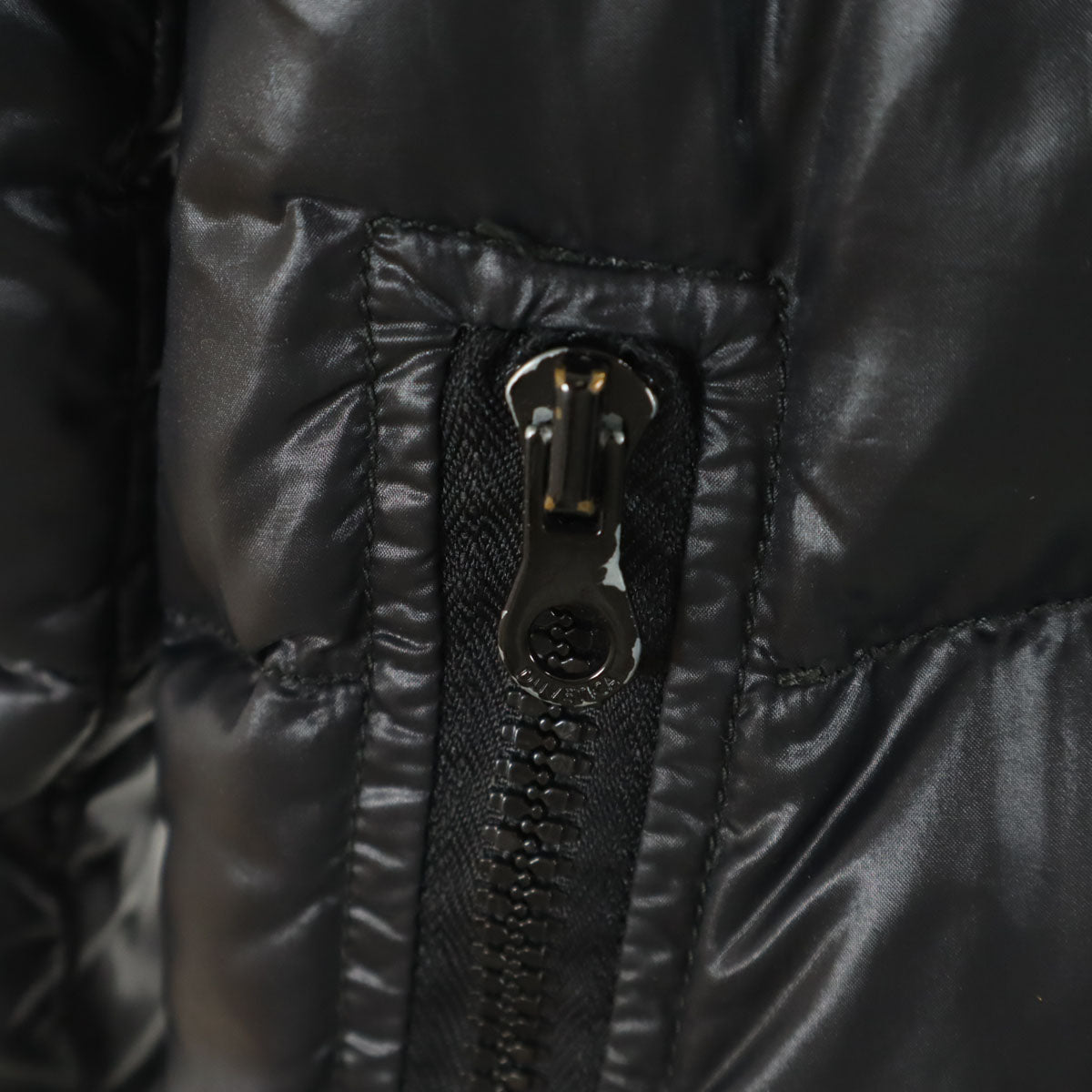 DUVETICA デュベティカ kappa ダウンコート 38 チャコールブラック ラクーンファー付き レディース