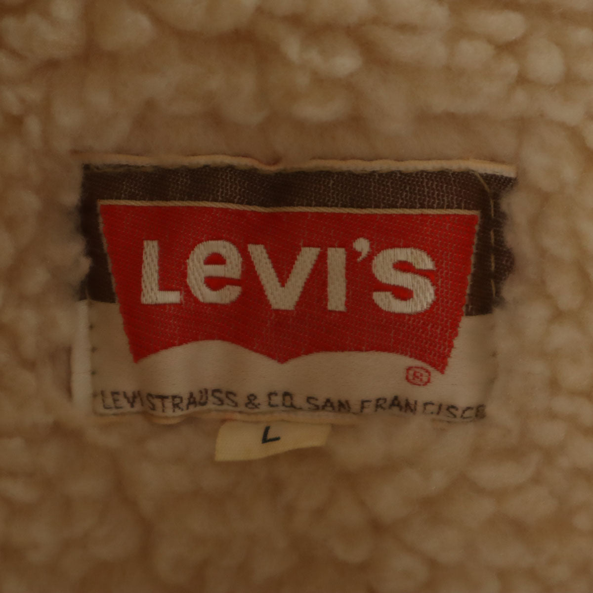 Levi's リーバイス 70s USA製 ヴィンテージ ランチ コート L ベージュ 裏ボア メンズ