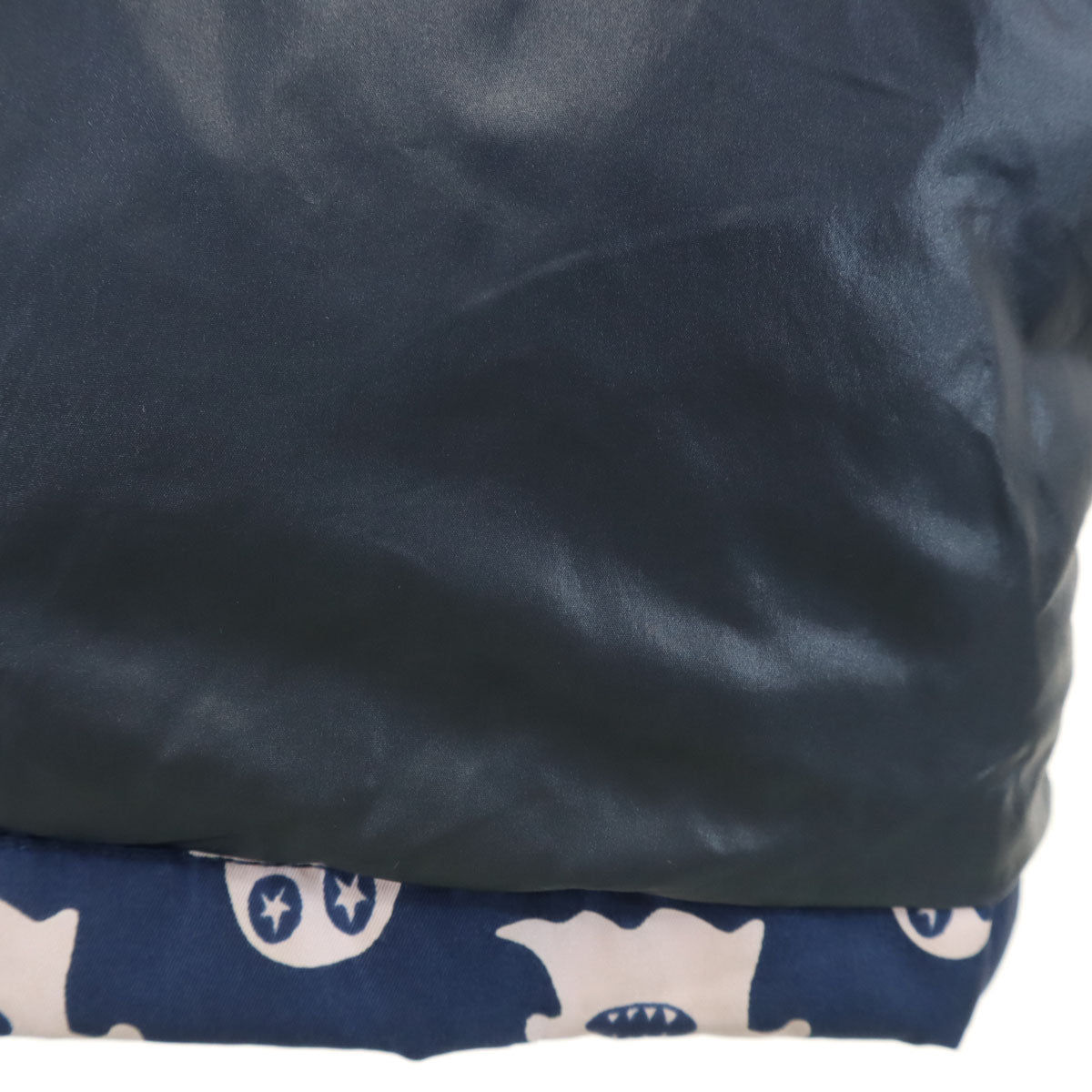 BOHEMIANS ボヘミアンズ 総柄 リバーシブル 中綿ジャケット 2 ネイビー メンズ