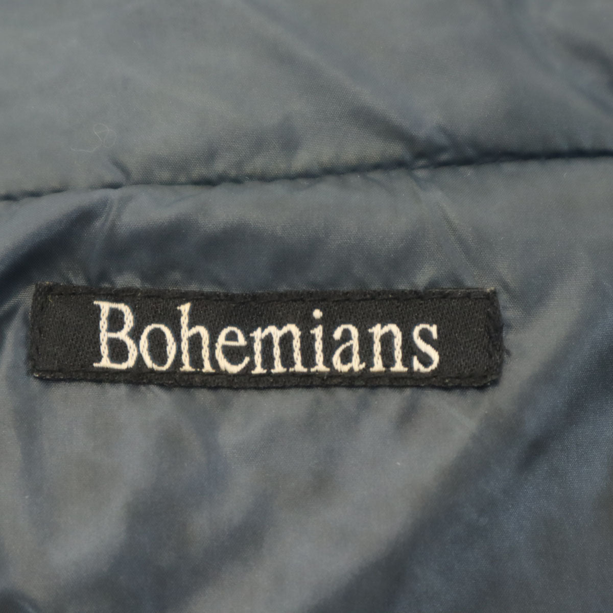 BOHEMIANS ボヘミアンズ 総柄 リバーシブル 中綿ジャケット 2 ネイビー メンズ