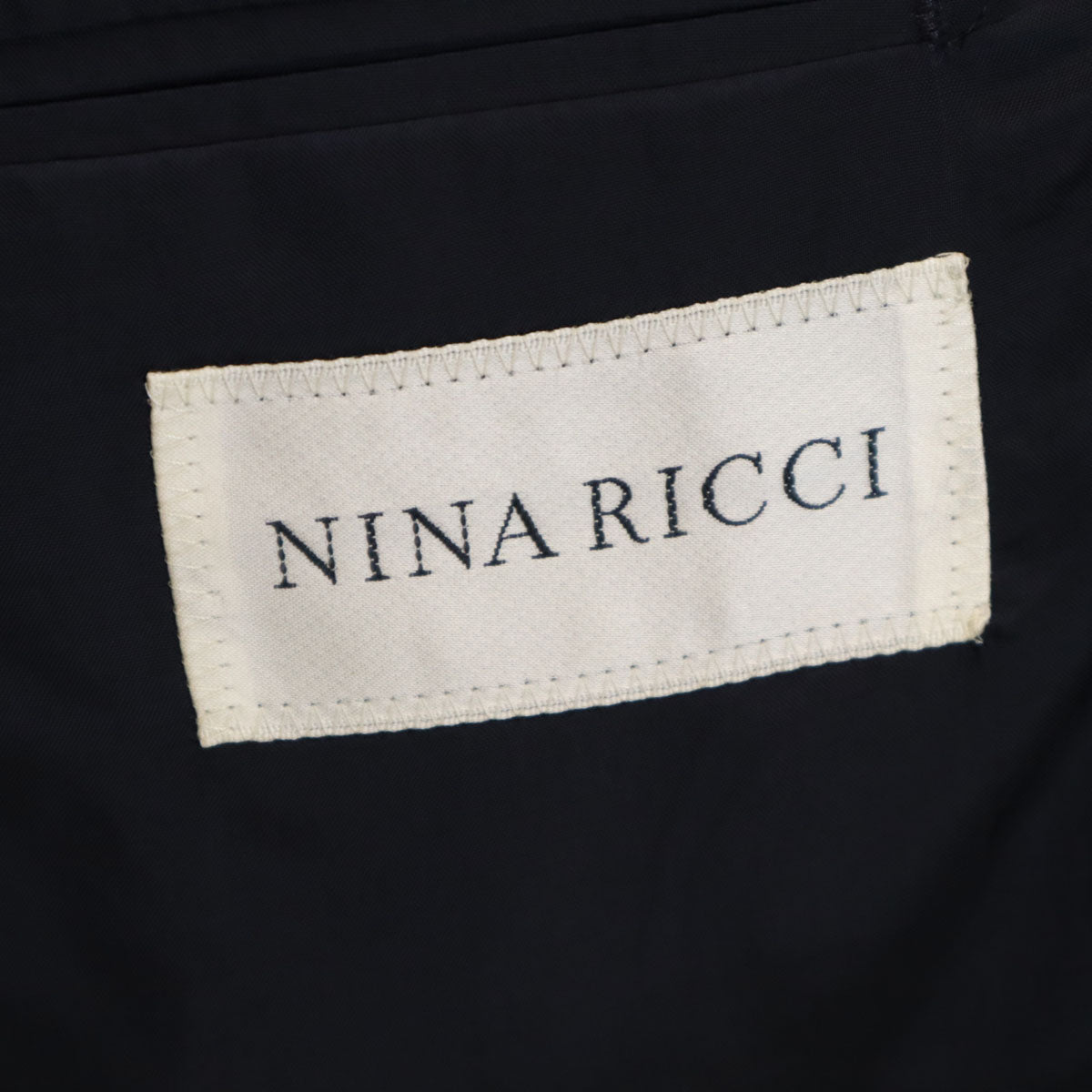 NINA RICCI ニナリッチ テーラードジャケット 48 ネイビー ブレザー メンズ
