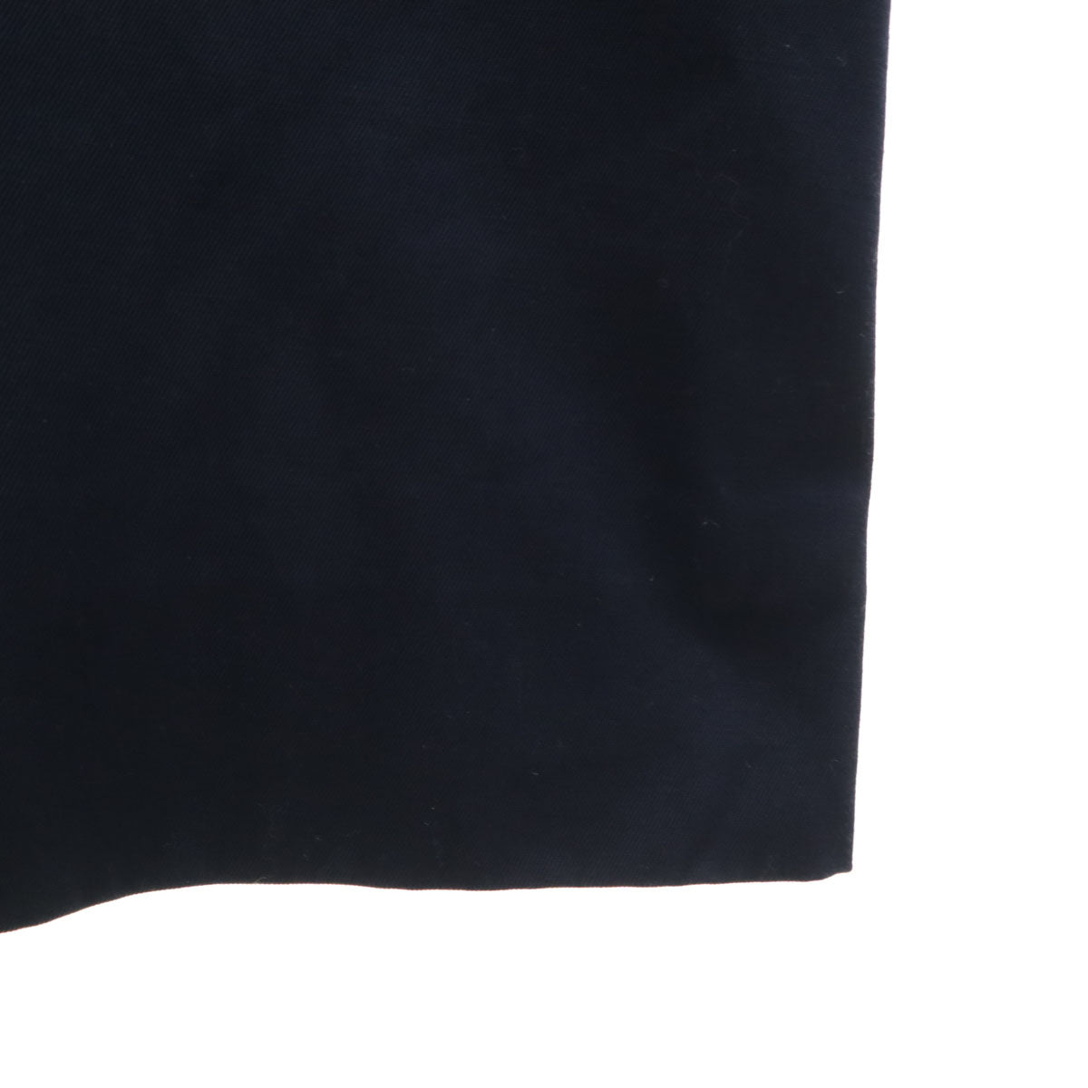 YVES SAINT LAURENT イヴサンローラン 90s オールド ステンカラーコート M ネイビー フォックスファー付き レディース