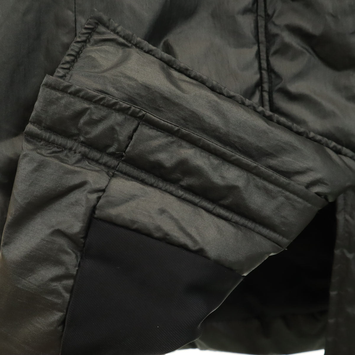 ARMANI EXCHANGE アルマーニエクスチェンジ 90s オールド コート M ガンメタ レディース