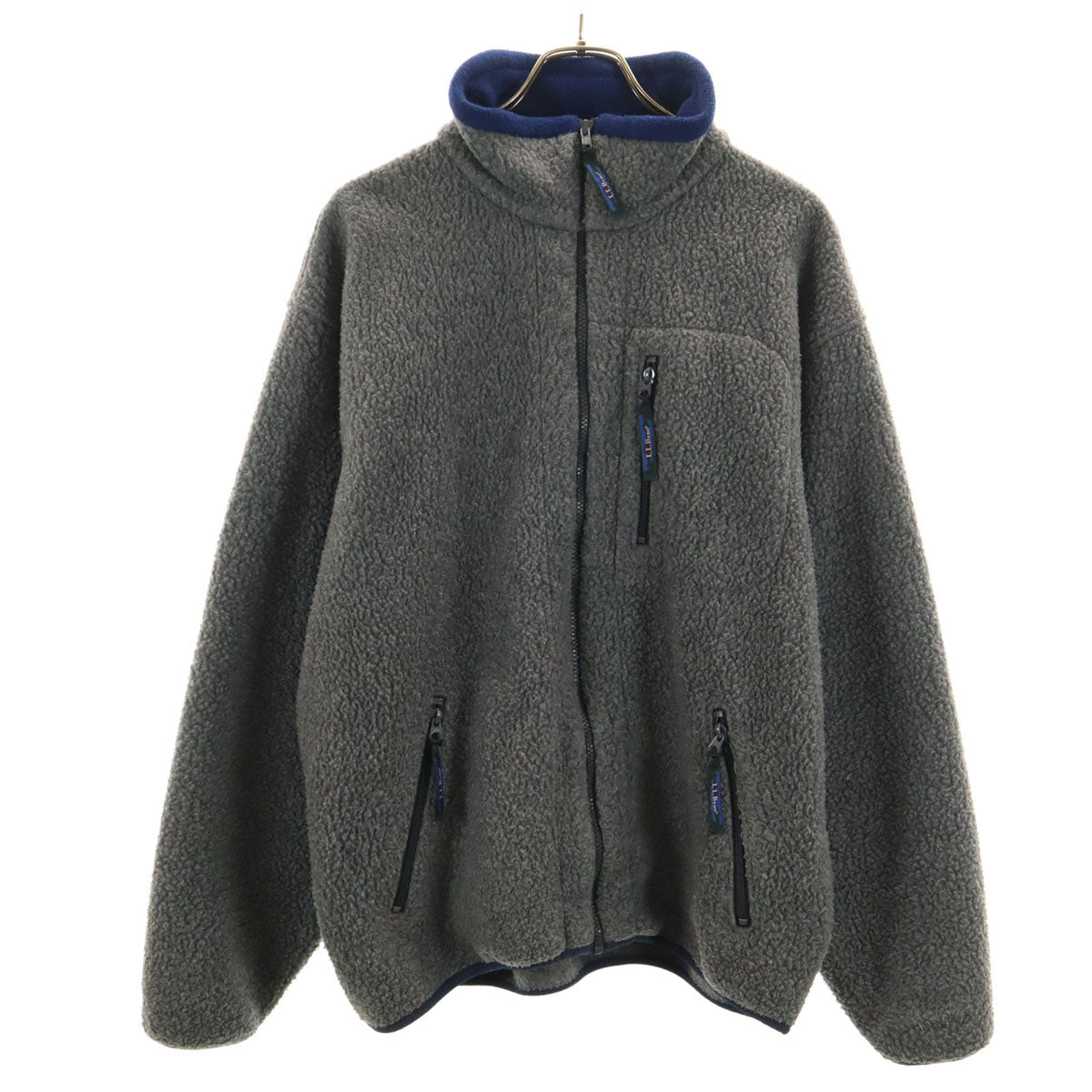L.L.Bean エルエルビーン 80s 90s オールド フリースジャケット グレー アウトドア メンズ