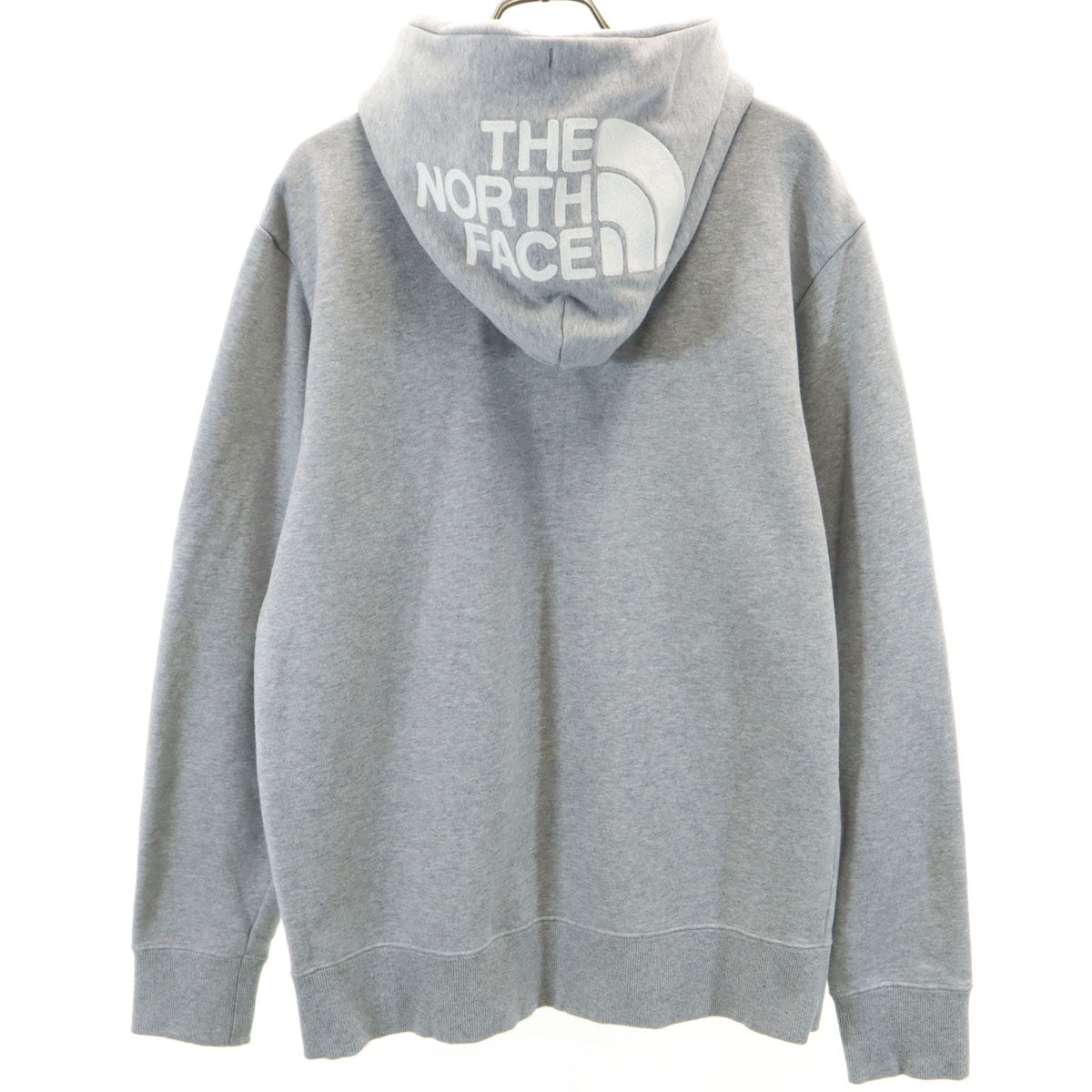 THE NORTH FACE ノースフェイス 長袖 リアビュー スウェット ジップパーカー M グレー 裏起毛 メンズ