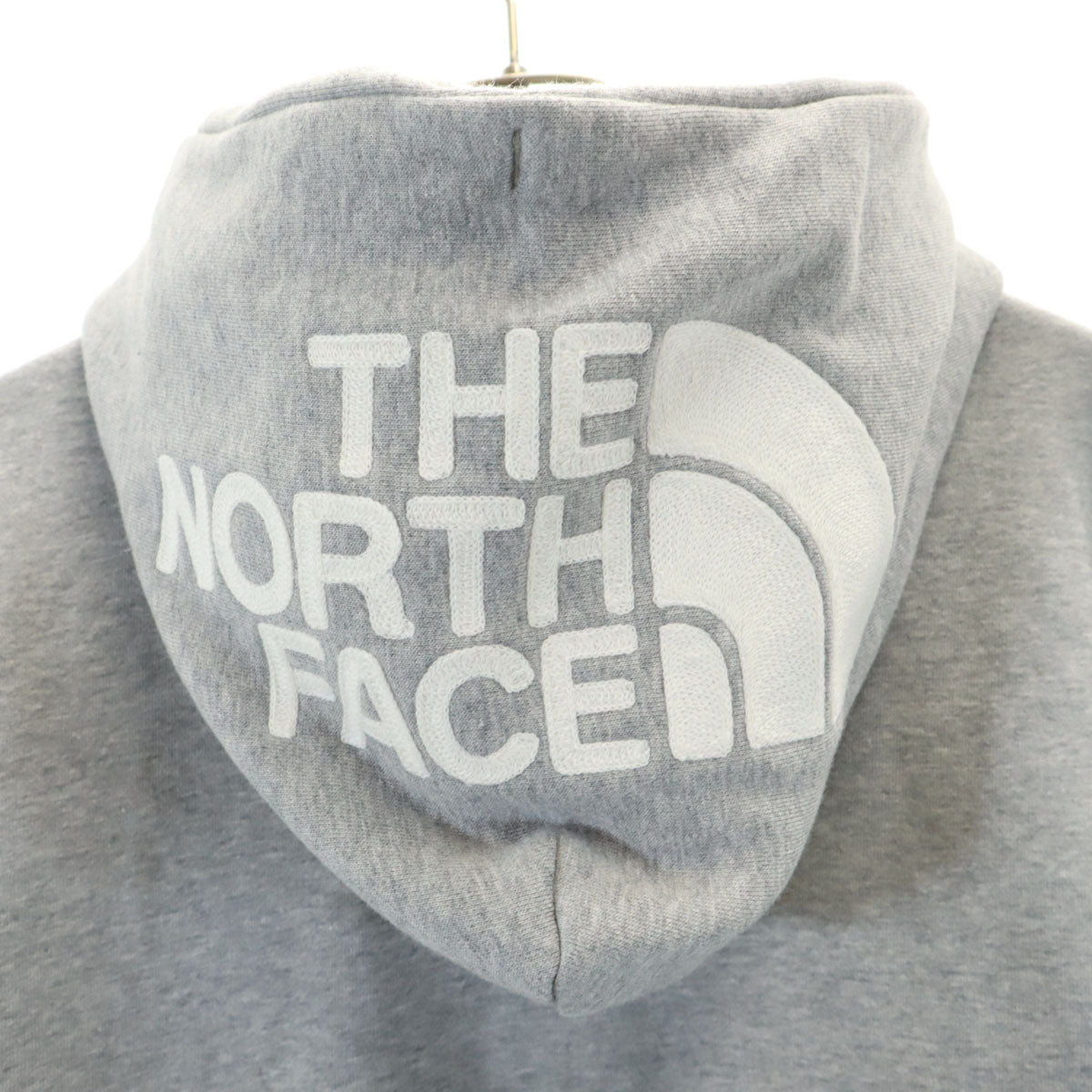 THE NORTH FACE ノースフェイス 長袖 リアビュー スウェット ジップパーカー M グレー 裏起毛 メンズ