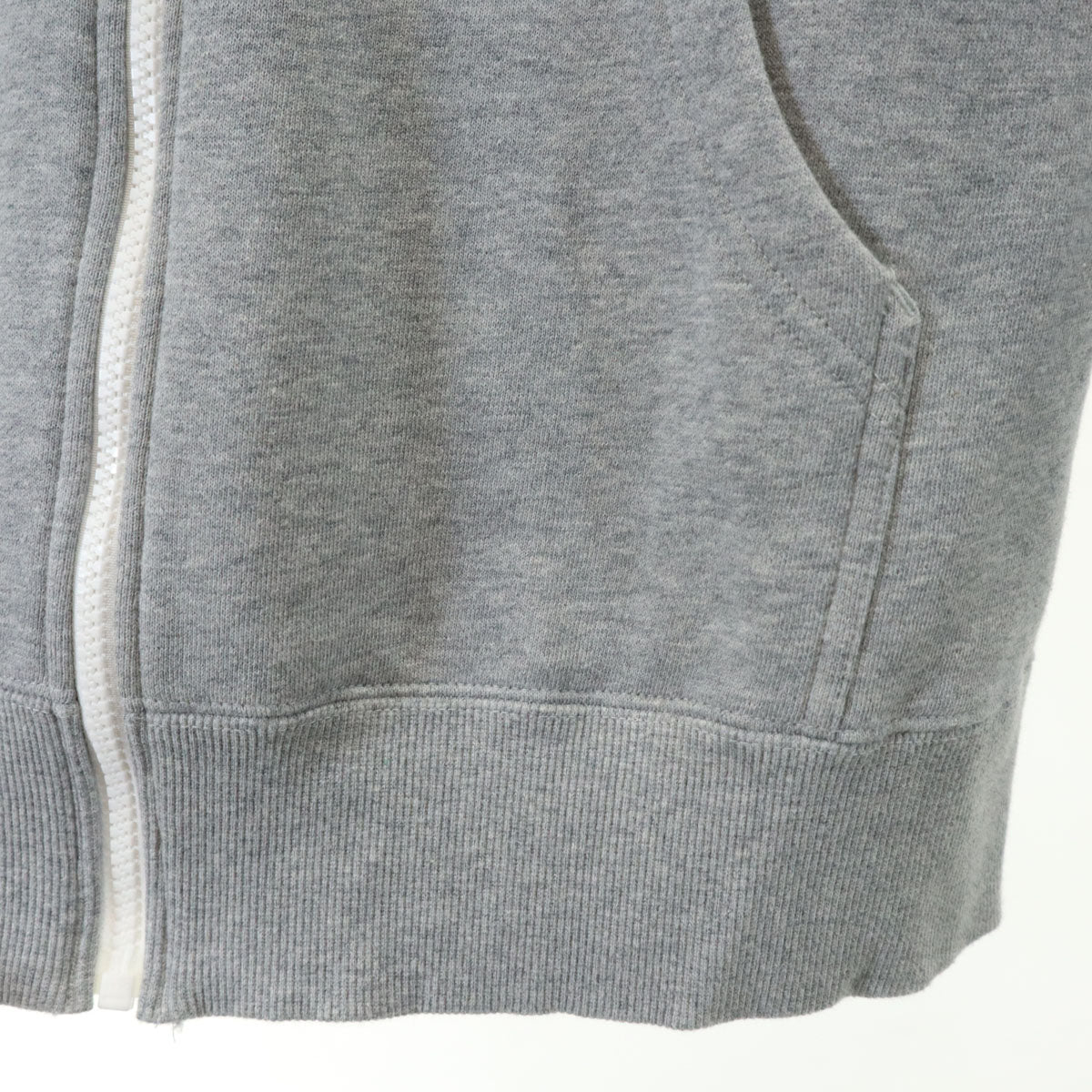 THE NORTH FACE ノースフェイス 長袖 リアビュー スウェット ジップパーカー M グレー 裏起毛 メンズ