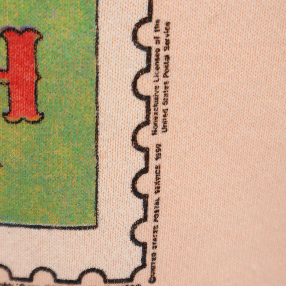 FRUIT OF THE LOOM フルーツオブザルーム 90s USA製 オールド 風と共に去りぬ プリント 長袖 スウェット トレーナー S ピンク Gone With the Wind 裏起毛 メンズ