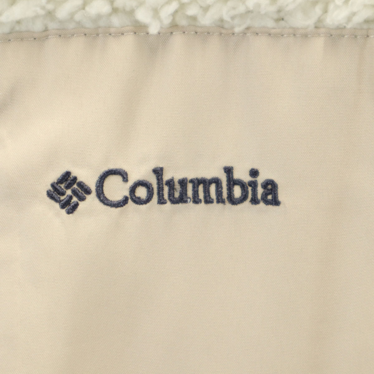 美品 Columbia コロンビア フリース ロングコート L オフホワイト レディース