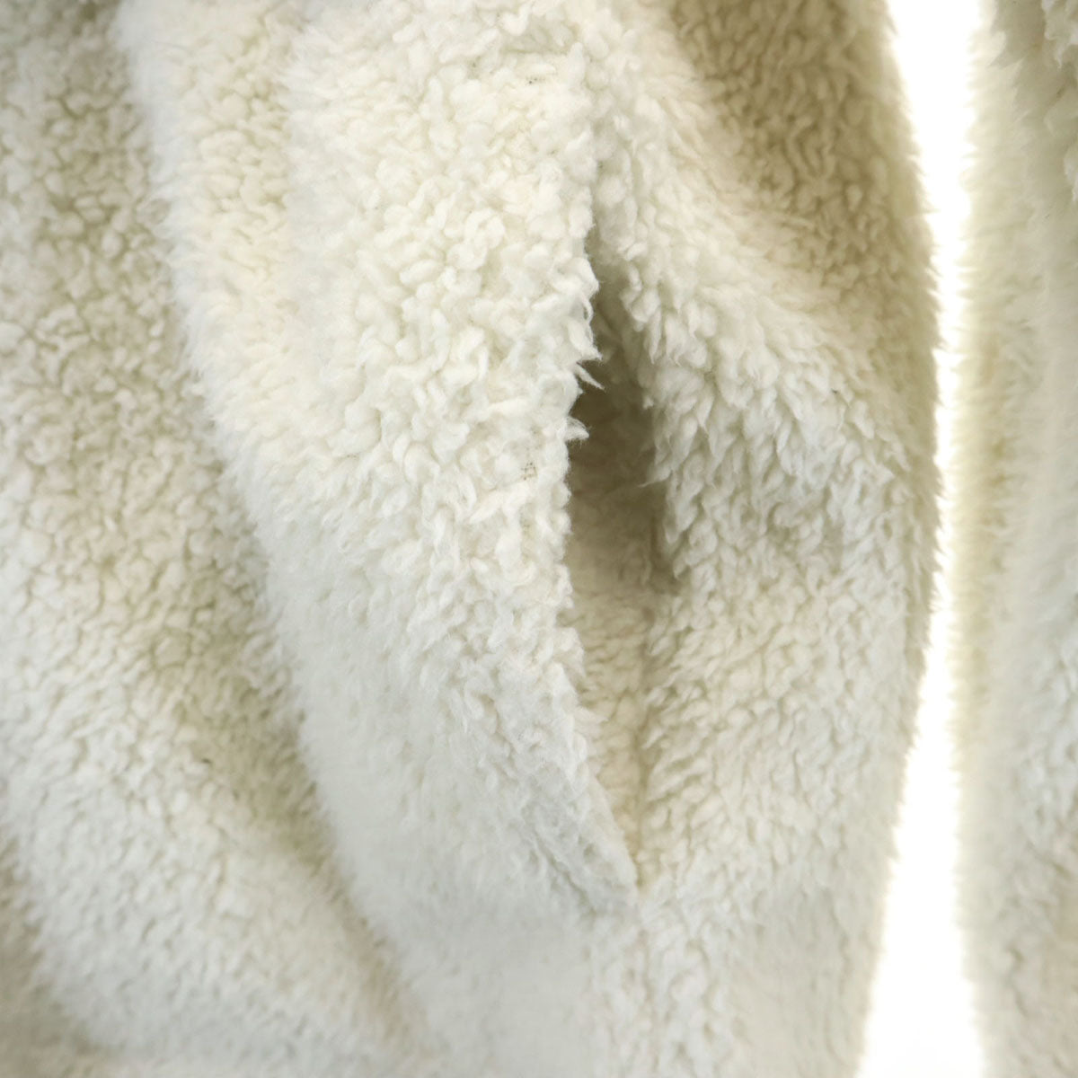 美品 Columbia コロンビア フリース ロングコート L オフホワイト レディース