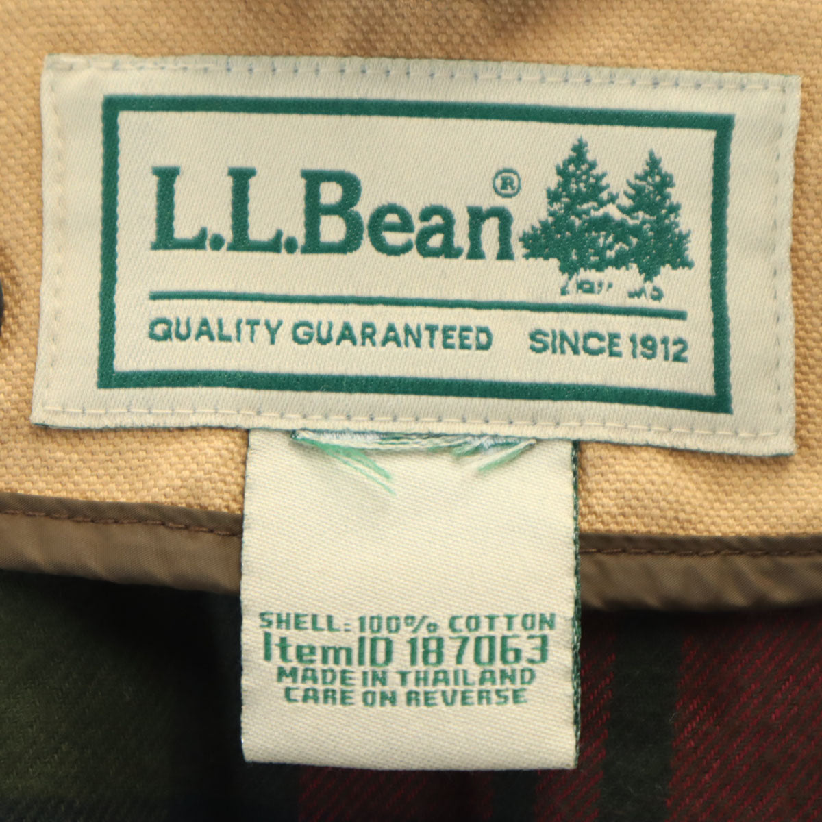 L.L.Bean エルエルビーン フィールドジャケット L ベージュ系 ライナー付き アウトドア メンズ