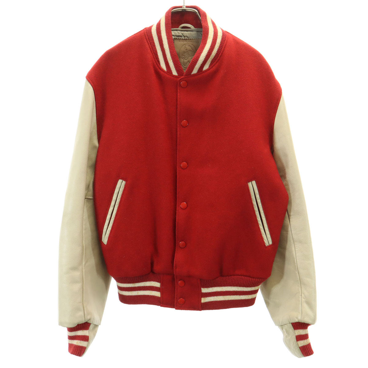 Golden Bear ゴールデンベア USA製 スタジャン M レッド メンズ