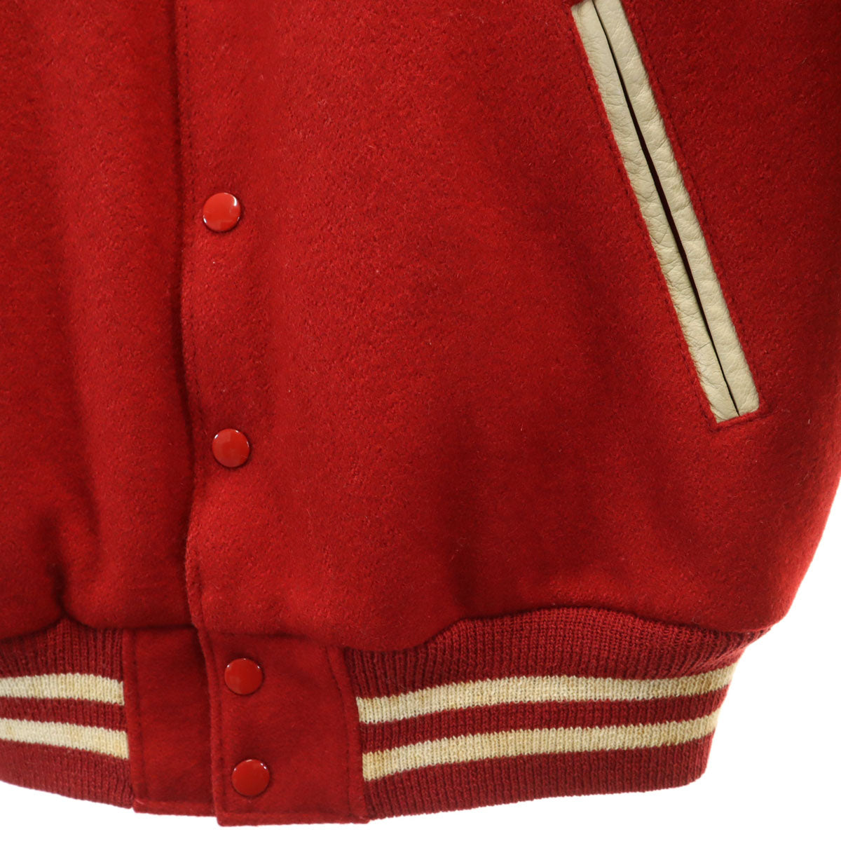 Golden Bear ゴールデンベア USA製 スタジャン M レッド メンズ