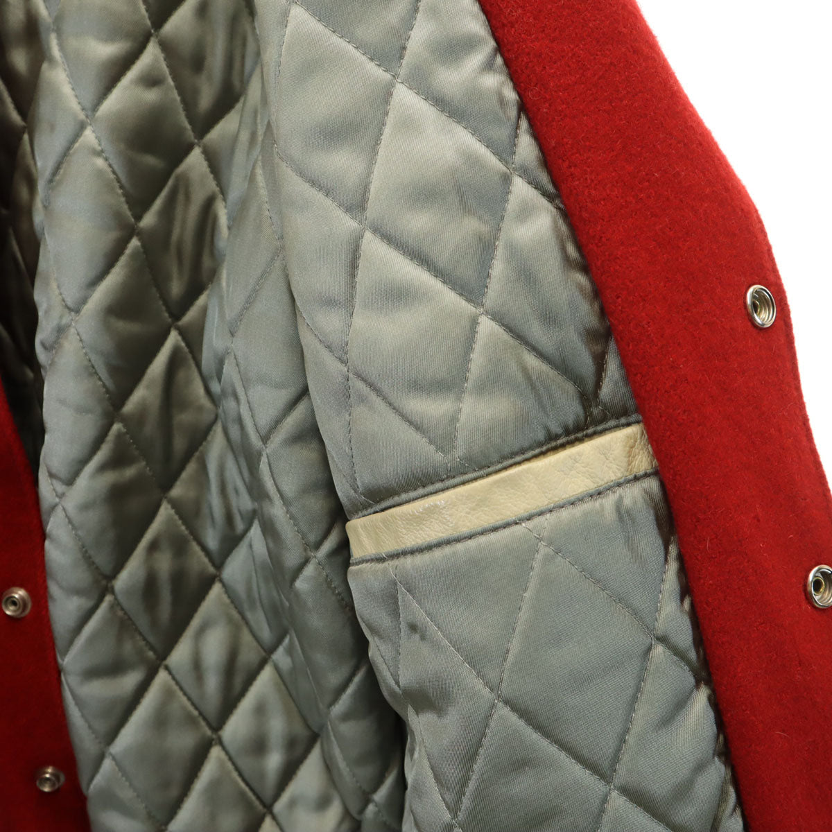 Golden Bear ゴールデンベア USA製 スタジャン M レッド メンズ