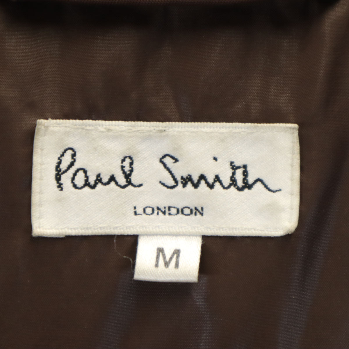 Paul Smith LONDON ポールスミスロンドン 日本製 ダウンジャケット M ブラウン メンズ