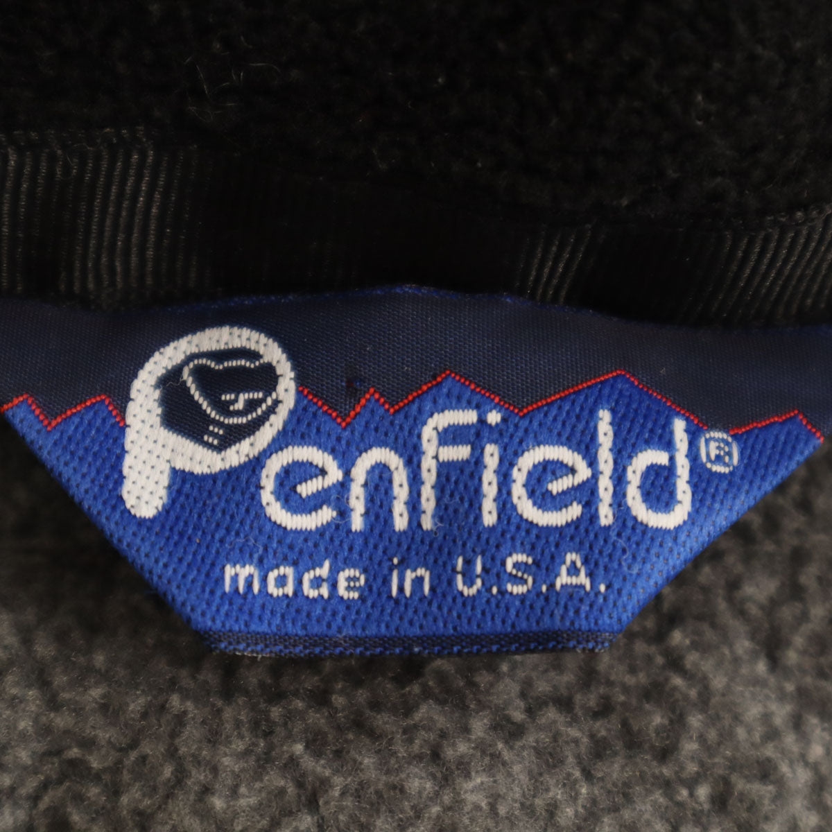 PEN FIELD ペンフィールド 90s USA製 オールド ハーフジップ フリースジャケット L グレー プルオーバー メンズ