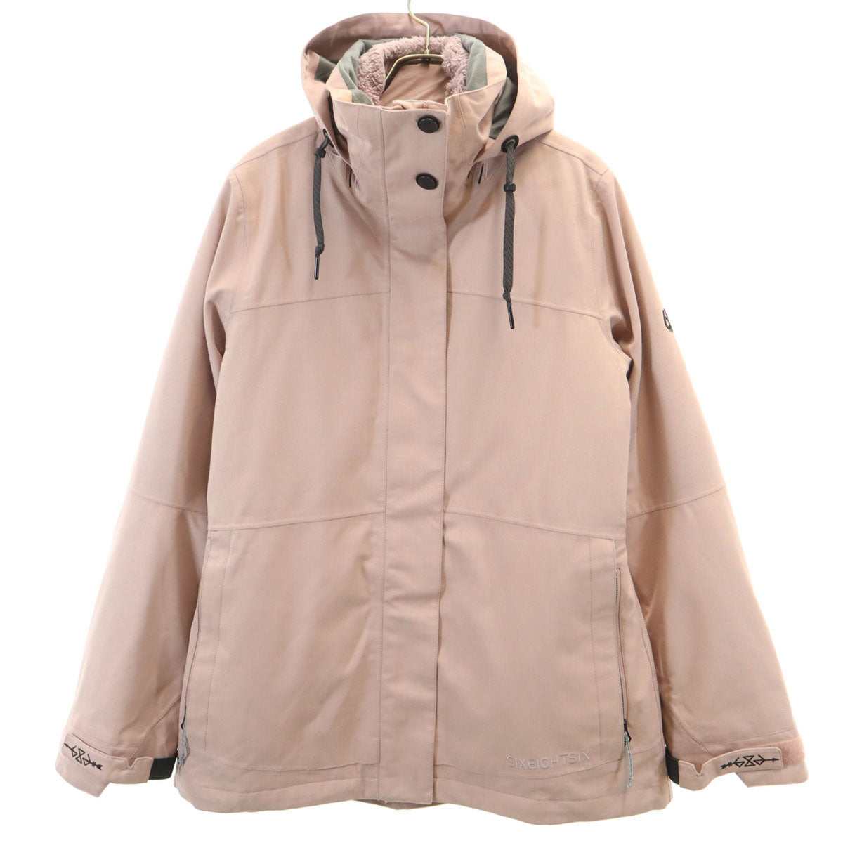 686 シックスエイトシックス スノーボード ウェア S ピンク系 SMARTY ライナー付き レディース