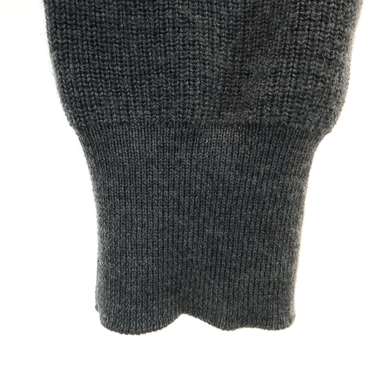 MACKINTOSH LONDON マッキントッシュロンドン ウール 長袖 フルジップ ニットカーディガン L グレー メンズ