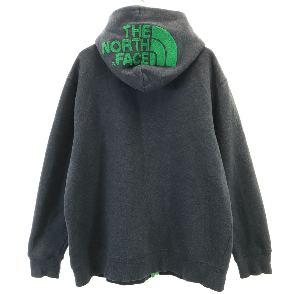 THE NORTH FACE ザノースフェイス 長袖 ジップパーカー L グレー アウトドア NT11530 メンズ