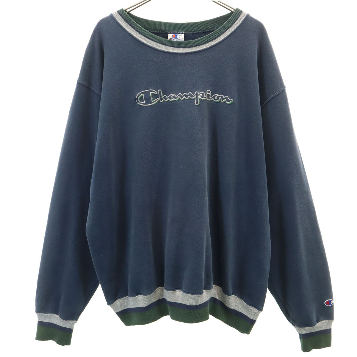 Champion チャンピオン 90s オールド 長袖 スウェット XL ネイビー系 メンズ