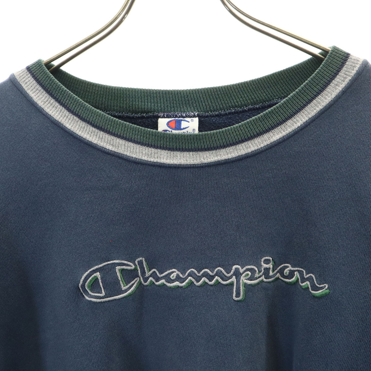 Champion チャンピオン 90s オールド 長袖 スウェット XL ネイビー系 メンズ