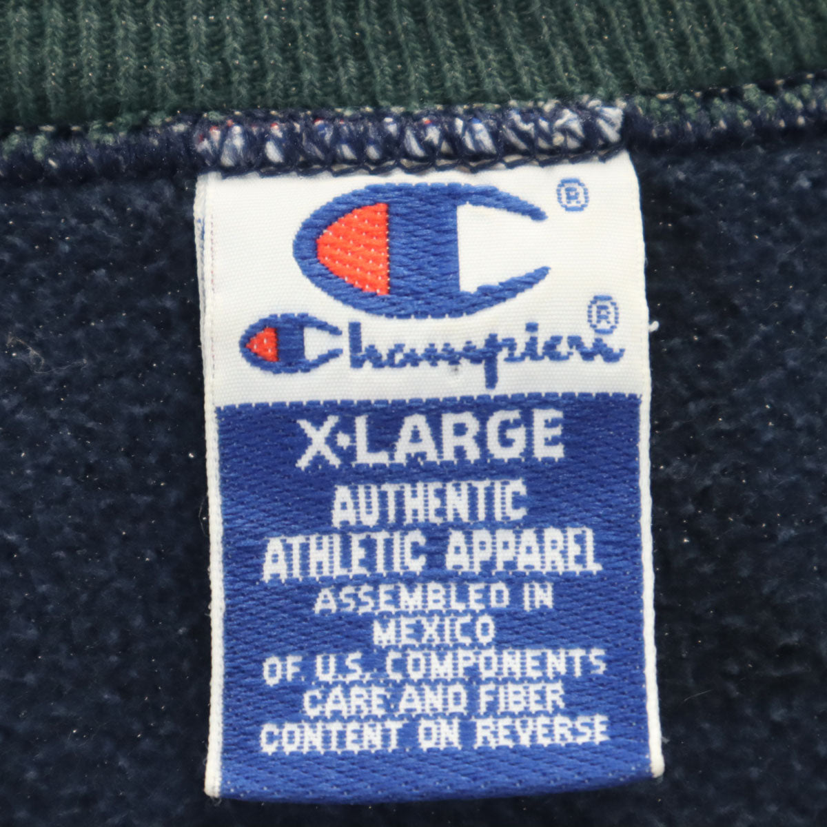 Champion チャンピオン 90s オールド 長袖 スウェット XL ネイビー系 メンズ