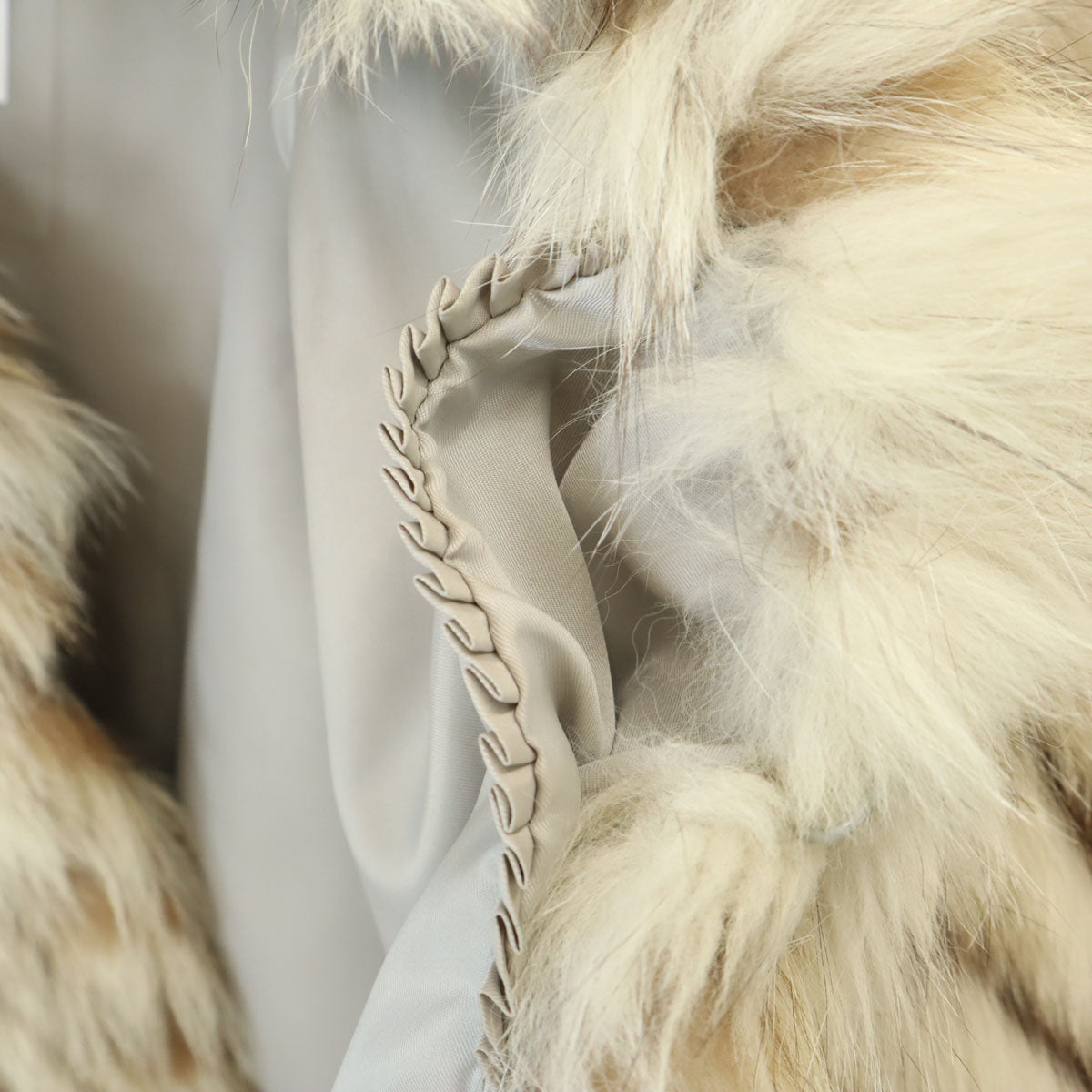 毛皮コート 11 ベージュ系 レディース