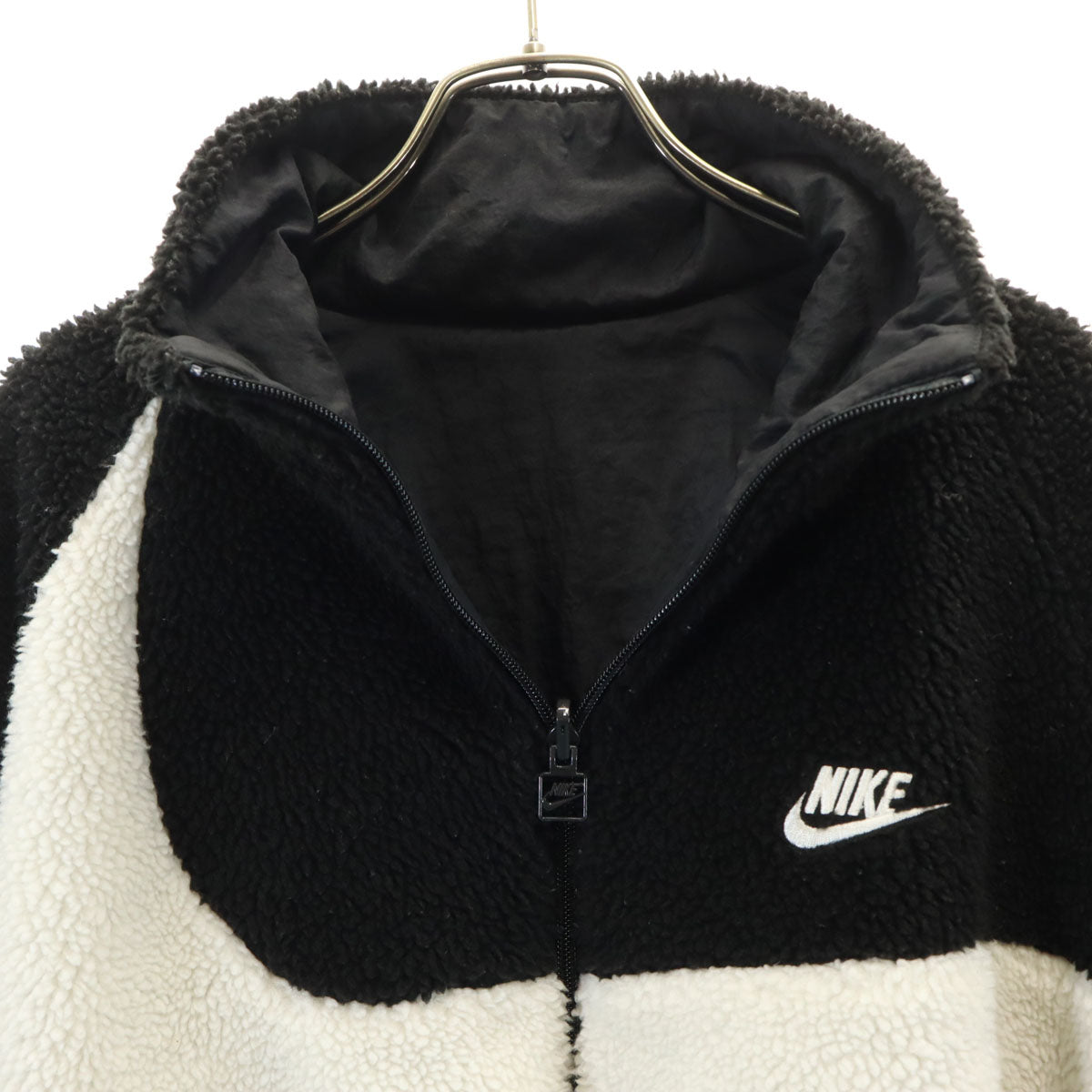 NIKE ナイキ フリースジャケット XL ブラック リバーシブル メンズ