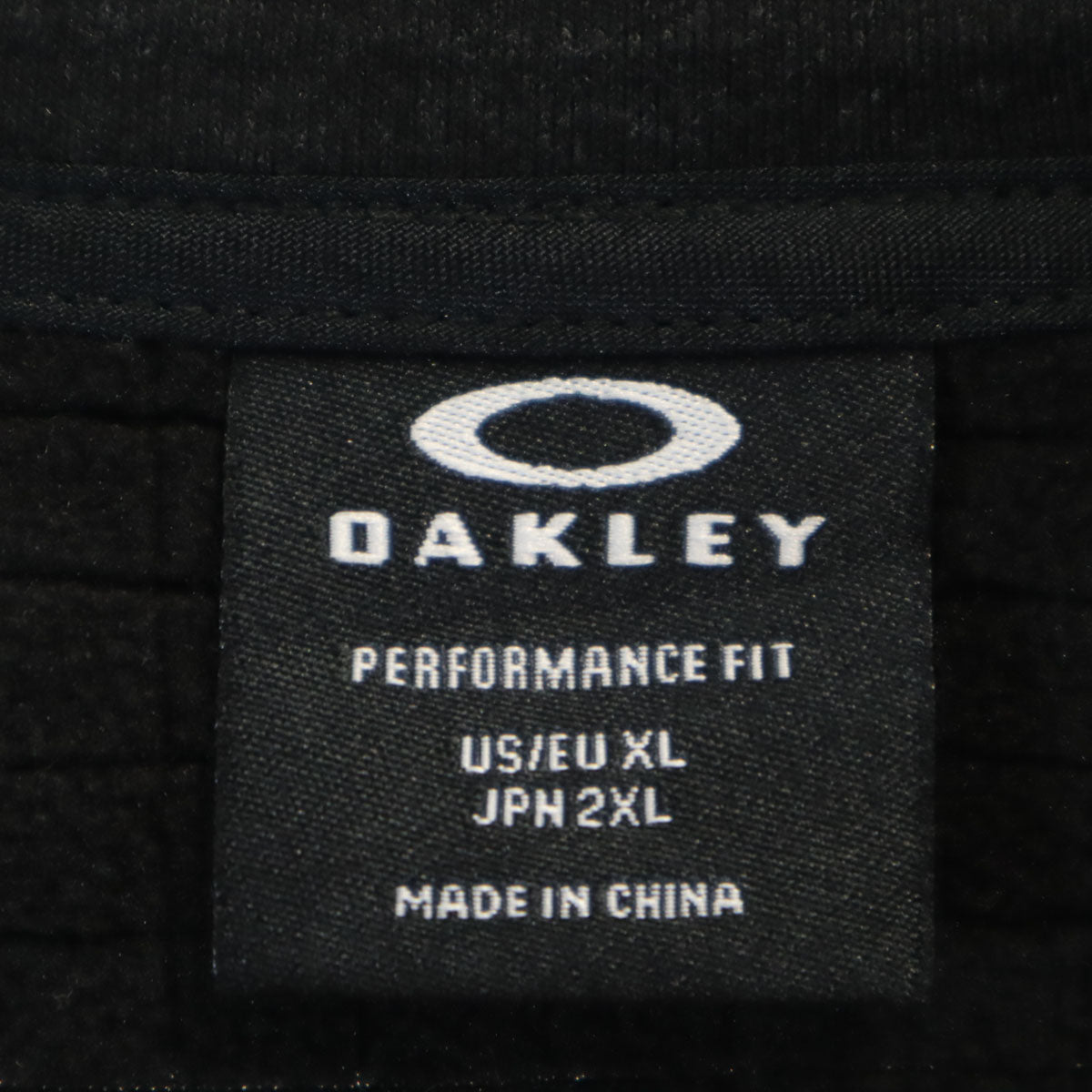OAKLEY オークリー 長袖 ジップパーカー 2XL チャコールグレー ビッグサイズ メンズ