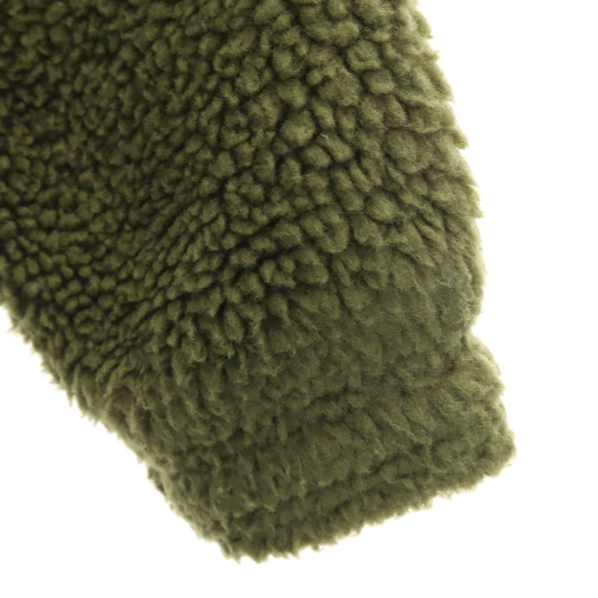 美品 adidas アディダス トレフォイルロゴ ボアジャケット XS カーキ メンズ