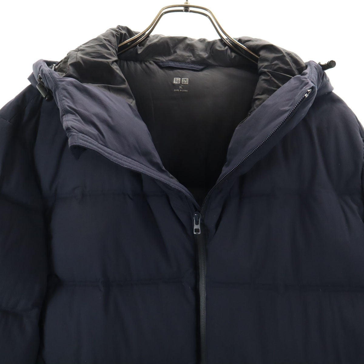 UNIQLO ユニクロ シームレス ダウンパーカー XL ネイビー メンズ