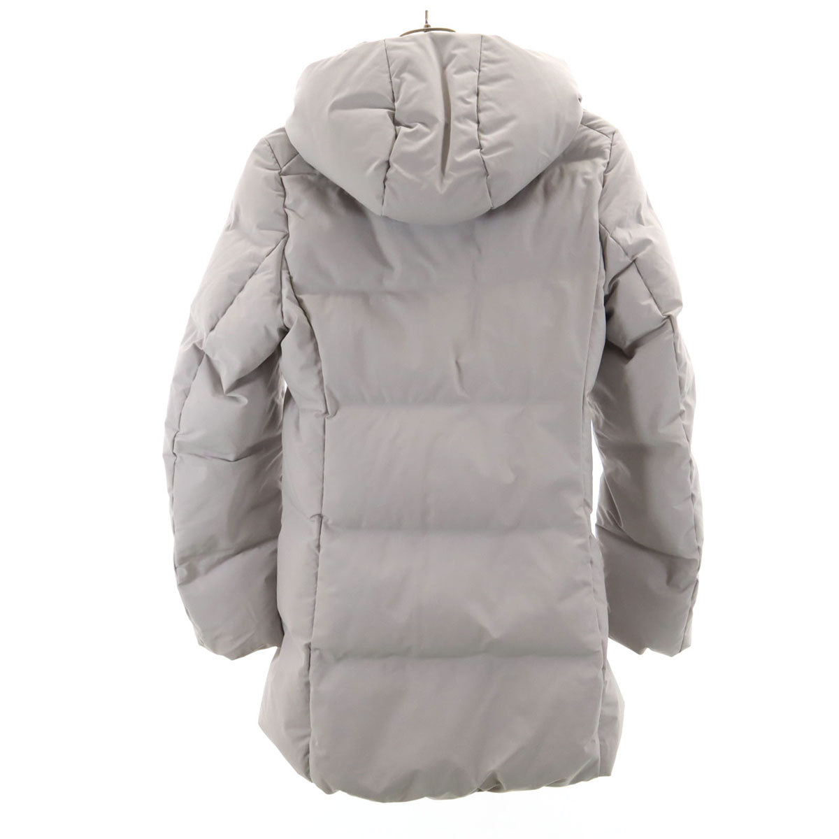 UNIQLO ユニクロ ストレッチシームレス ショート ダウンコート S グレー レディース