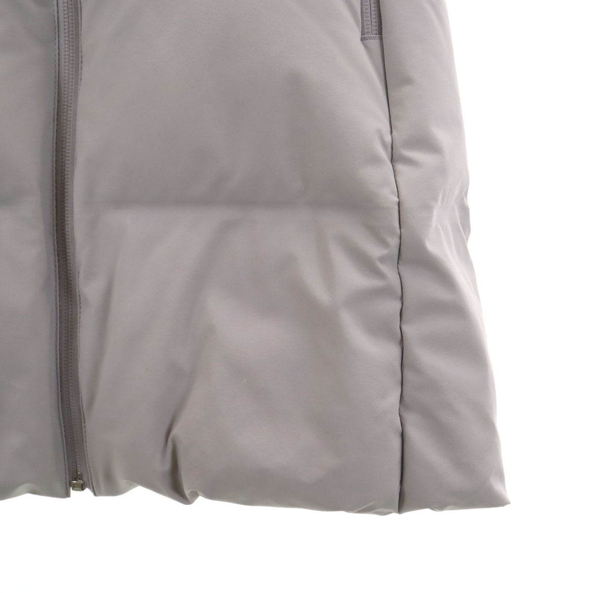 UNIQLO ユニクロ ストレッチシームレス ショート ダウンコート S グレー レディース