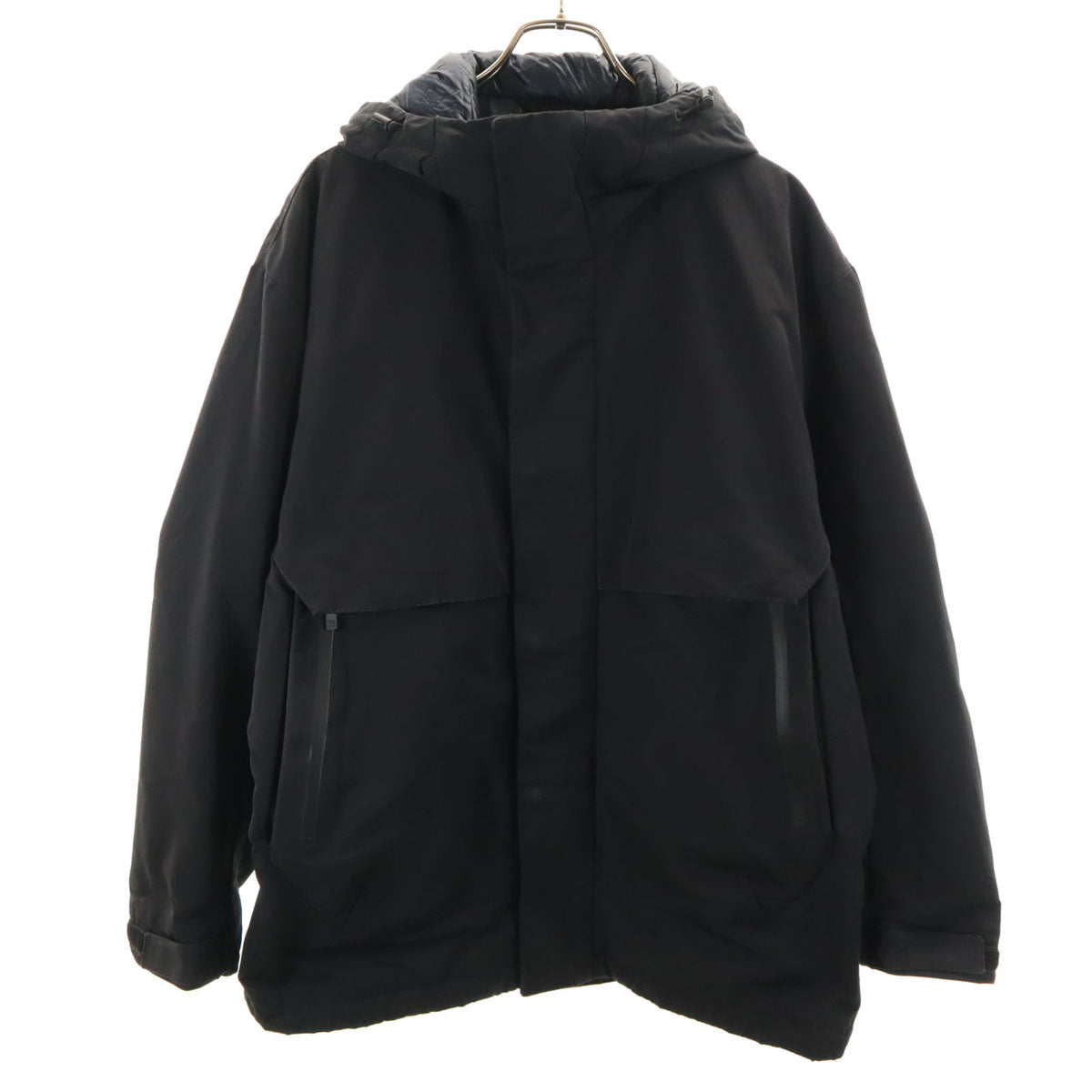 UNIQLO +J ユニクロ プラスジェイ ハイブリッド オーバーサイズ ダウンパーカー L ブラック ジルサンダー メンズ