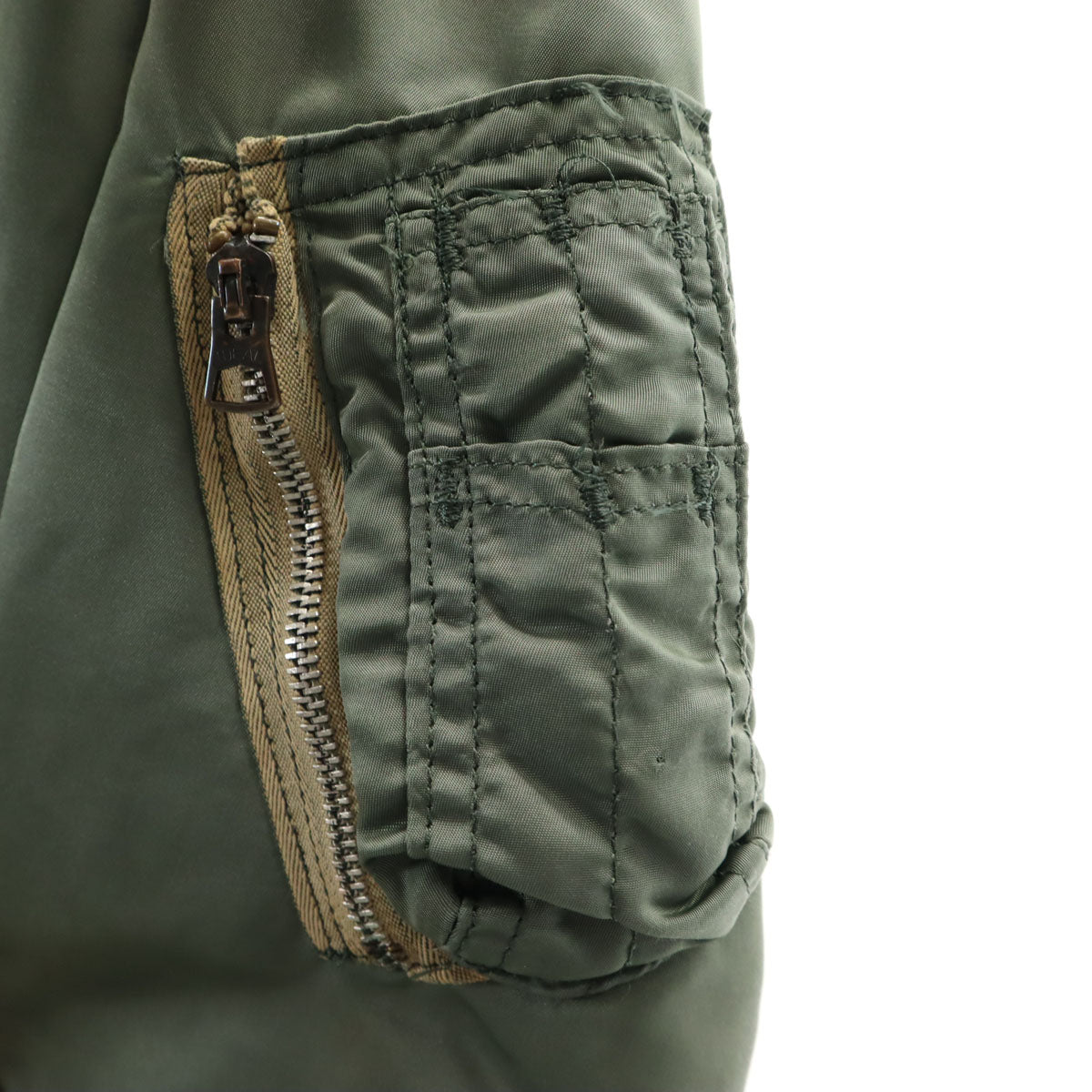 US ARMY アメリカ軍 80s ヴィンテージ MA-1 フライトジャケット S セージグリーン ミリタリー メンズ