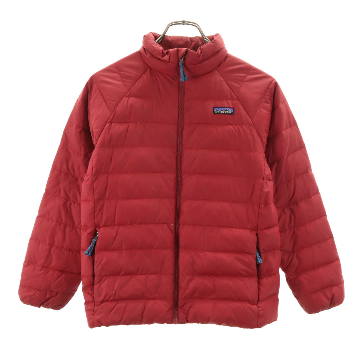patagonia パタゴニア ダウンジャケット L 12 レッド 68625FA22 アウトドア ポケッタブル キッズ